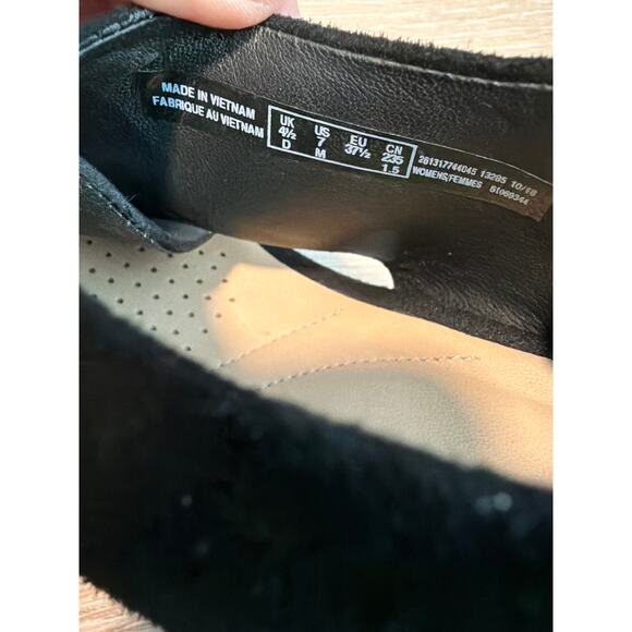 Clarks Maritsa Lara Platform Sandal Black Size 7 M Chunky Strappy - Picture 5 of 6